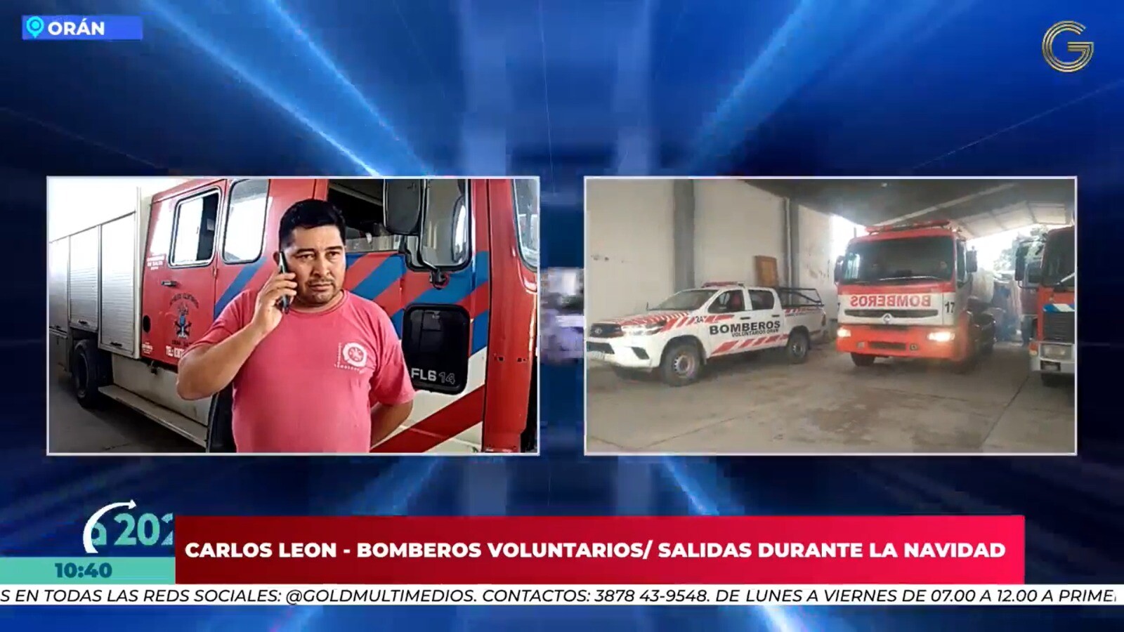 Balance de asistencias de Bomberos Voluntarios durante la fiesta de Navidad