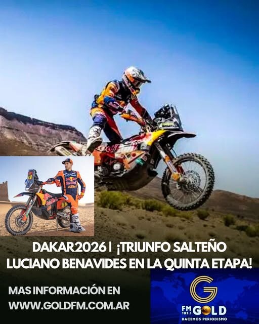 TRIUNFO SALTEÑO EN LA QUINTA ETAPA DEL DAKAR