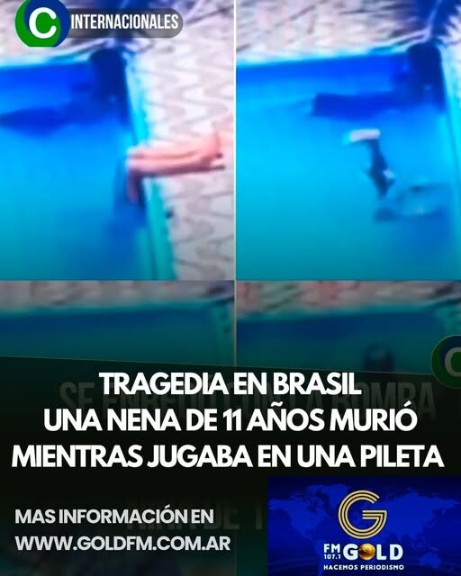 TRAGEDIA EN BRASIL: UNA NIÑA DE 11 AÑOS MURIÓ EN UNA PILETA POR FALLAS DE SEGURIDAD