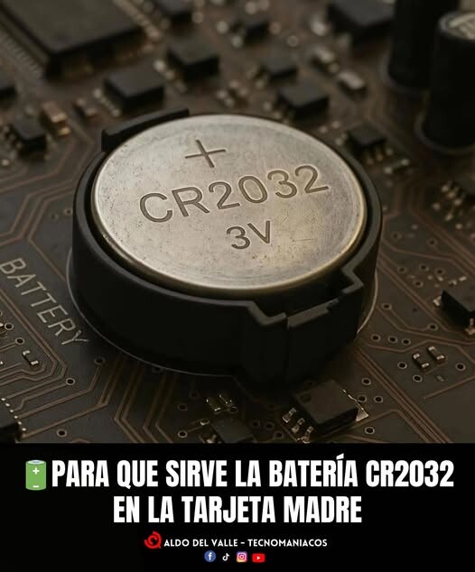 Especial Tecnologia : PARA QUE SIRBE LA CONOCIDA BATERIA CR2032 en la placa base de la pc