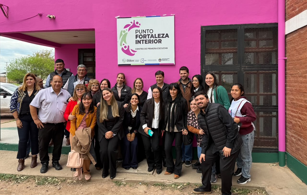 QUITILIPI: EL GOBIERNO PROVINCIAL INAUGURÓ UN NUEVO PUNTO FORTALEZA PARA FORTALECER LA ATENCIÓN EN SALUD MENTAL
