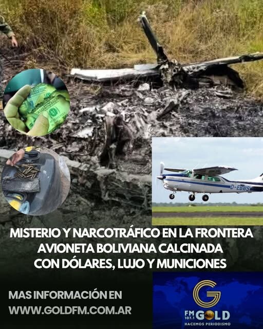 622055773_1237554775183838_8078951598578843751_n.jpg INTERNACIONAL | MISTERIO Y NARCOTRÁFICO EN LA FRONTERA: AVIONETA BOLIVIANA CALCINADA CON DÓLARES, LUJO Y MUNICIONES