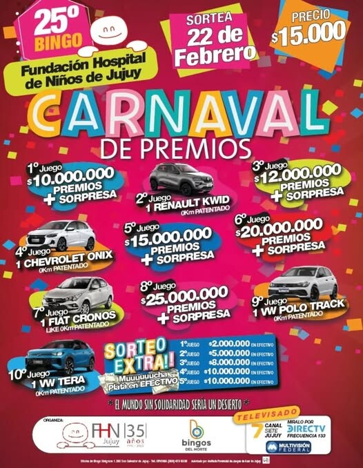 625216098_1242748681331114_6195119573938259266_n.jpg NUEVO BINGO SOLIDARIO DE LA FUNDACIÓN HOSPITAL DE NIÑOS DE JUJUY