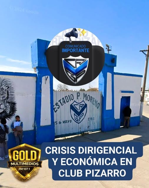 COMUNICADO OFICIAL DEL CLUB GENERAL PIZARRO