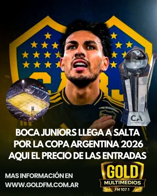 BOCA JUNIORS LLEGA A SALTA POR LA COPA ARGENTINA 2026