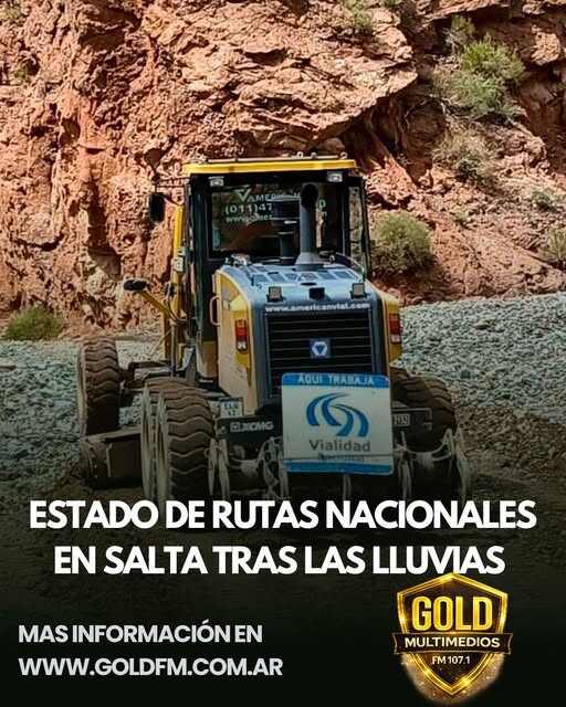 ESTADO DE RUTAS NACIONALES EN SALTA TRAS LAS LLUVIAS