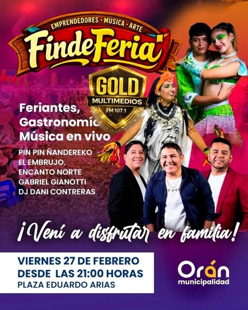 HOY FINDEFERIA EN PLAZA EDUARDO ARIAS