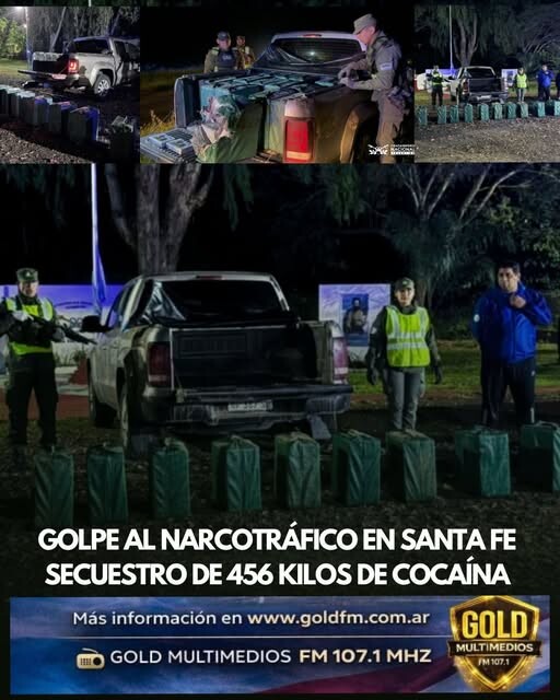 645418348_1267301408875841_2892091241434986401_n.jpg IMPACTANTE GOLPE AL NARCOTRÁFICO EN SANTA FE: SECUESTRO DE 456 KILOS DE COCAÍNA