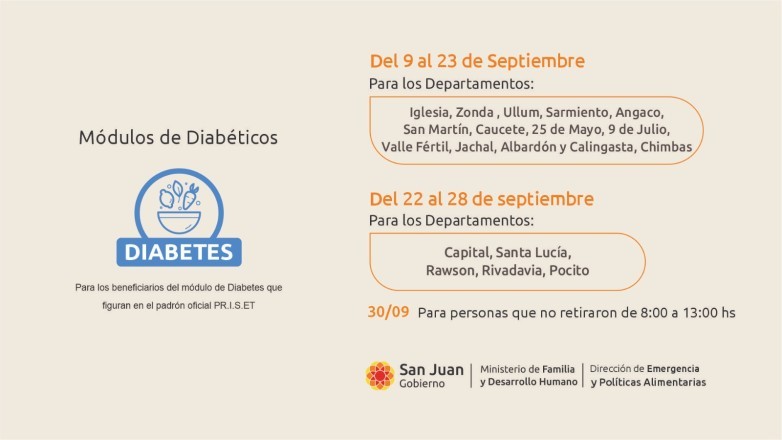 649b1194b27fe7fbfb829b0ed4d1a8c2_L.jpg Gobierno; Comienza la entrega de módulos alimentarios a diabeticos en provincia.