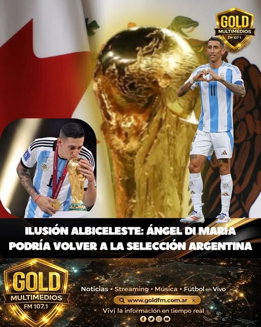 ILUSIÓN ALBICELESTE: ÁNGEL DI MARÍA PODRÍA VOLVER A LA SELECCIÓN ARGENTINA #SelecciónArgentina