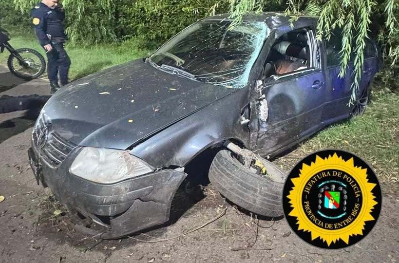 CONCEPCIÓN DEL URUGUAY: SINIESTRO VIAL EN EL CAMINO A BANCO PELAY