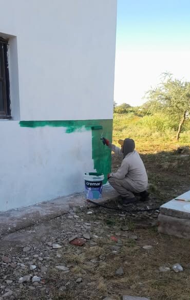 TAREAS DE PINTURA EN POSTA SANITARIA Y DESMALEZAMIENTO EN GARITA DE RUTA 92