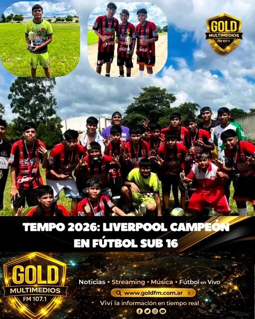 TEMPO 2026: LIVERPOOL CAMPEÓN EN FÚTBOL SUB 16