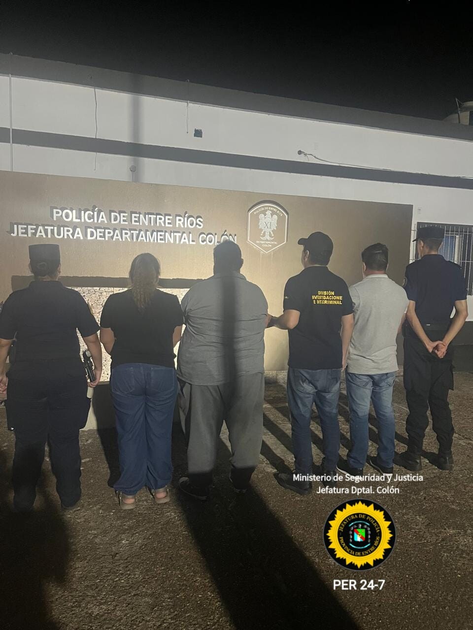 ALLANAMIENTOS Y DETENCIONES EN COLONIA HUGHES.