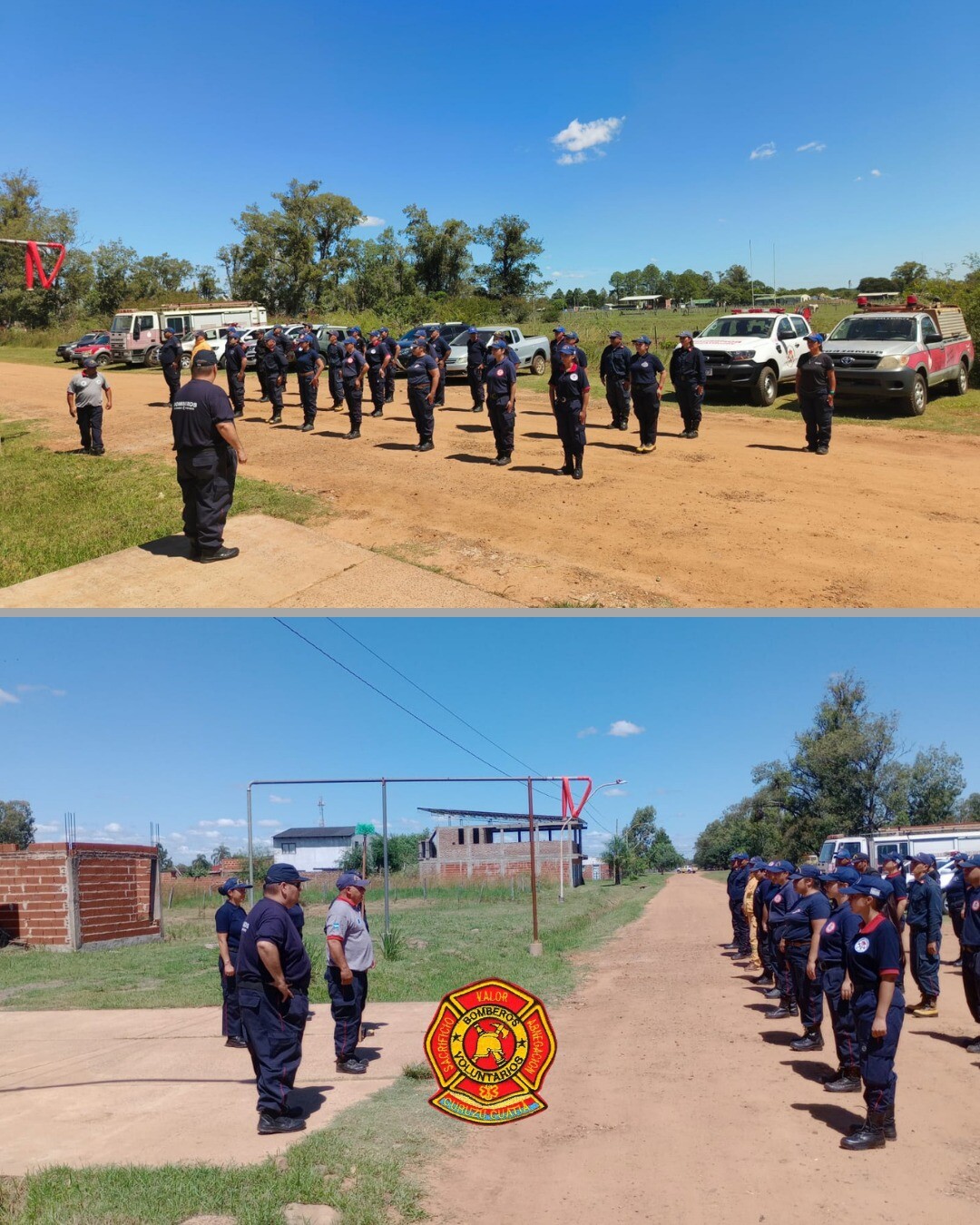 Bomberos Voluntarios de Curuzu Cuatia , Capacitasion Protocolo y Ceremonial