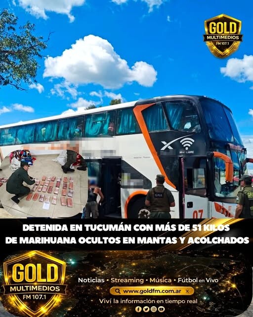 659112837_1291520046453977_2690833119942044176_n.jpg DETENIDA EN TUCUMÁN CON MÁS DE 51 KILOS DE MARIHUANA OCULTOS EN MANTAS Y ACOLCHADOS