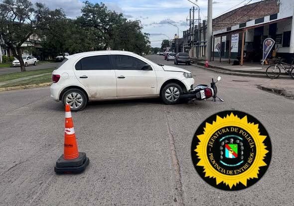 ACCIDENTES VIALES CON MOTOCICLISTAS LESIONADOS