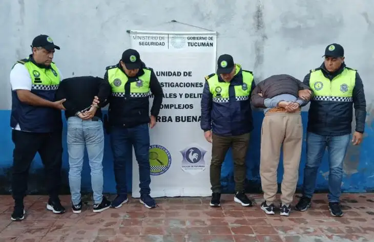 TRAS LAS REJAS: Capturan a una banda que robaba autos usando inhibidores tras varios asaltos en Yerba Buena