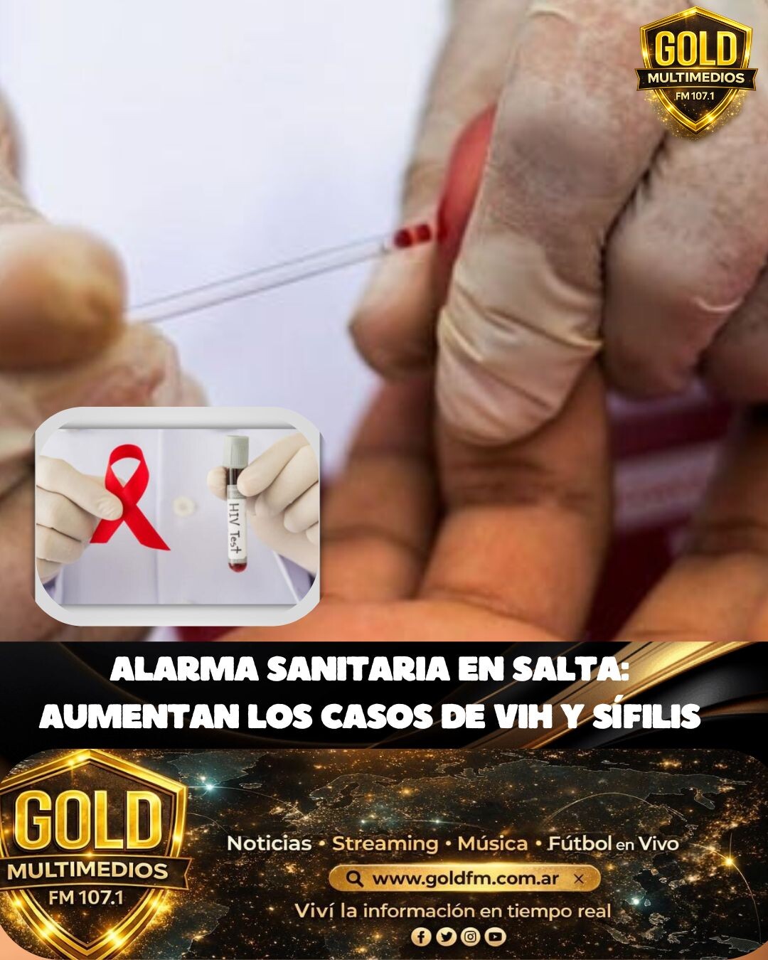 ALARMA SANITARIA EN SALTA: AUMENTAN LOS CASOS DE VIH Y SÍFILIS