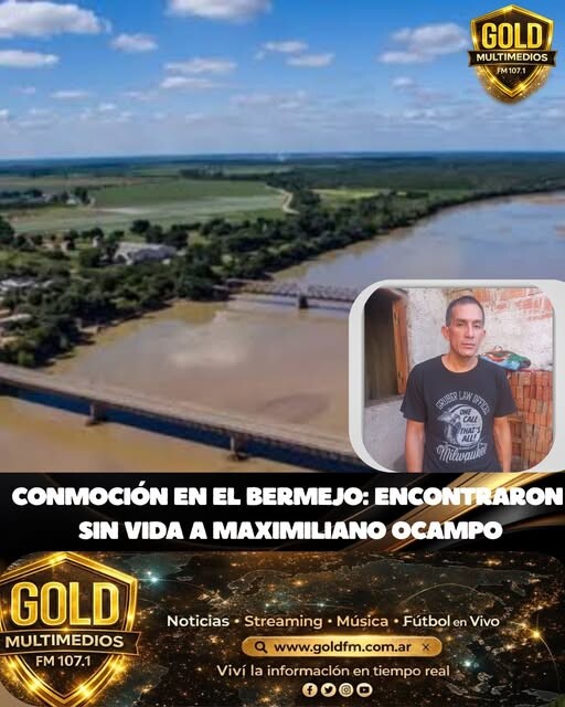 CONMOCIÓN EN EL BERMEJO: ENCONTRARON SIN VIDA A MAXIMILIANO OCAMPO