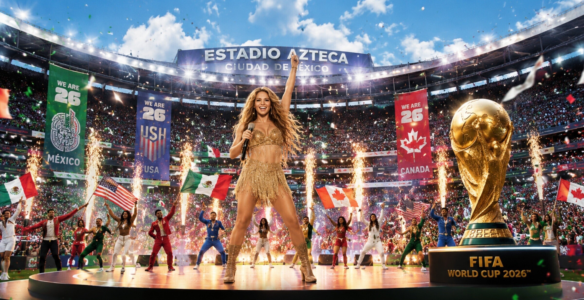 Arrancó la fiesta del fútbol en México Arrancó la fiesta del fútbol en México