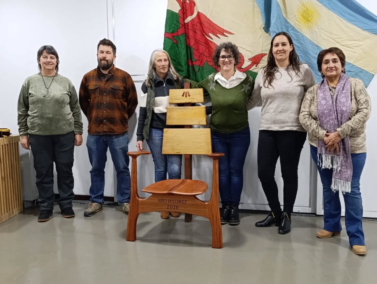 PRESENTARON LOS ATRIBUTOS DEL EISTEDDFOD DE TREVELIN 2026