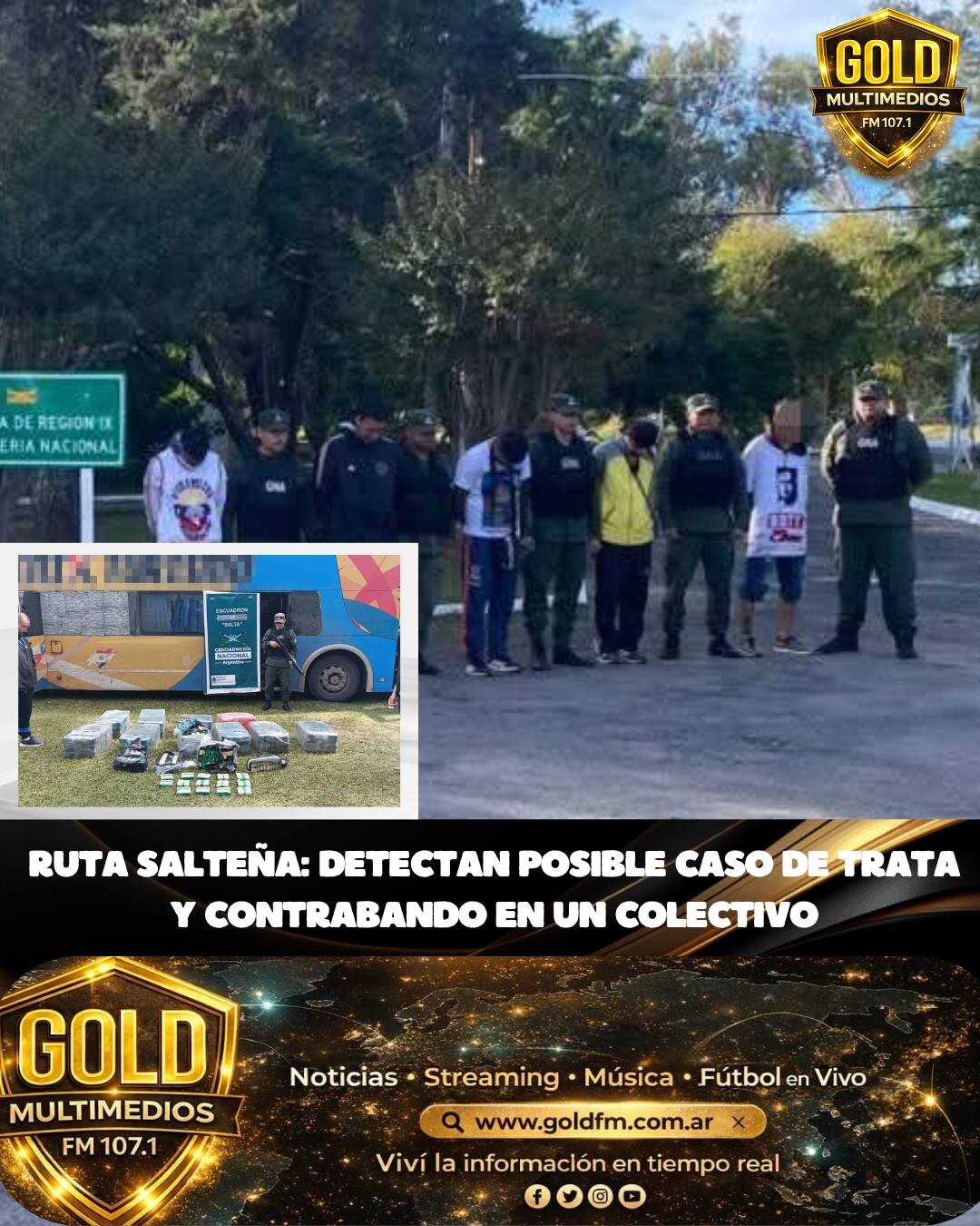 ESCÁNDALO EN RUTA SALTEÑA: DETECTAN POSIBLE CASO DE TRATA Y CONTRABANDO EN UN COLECTIVO