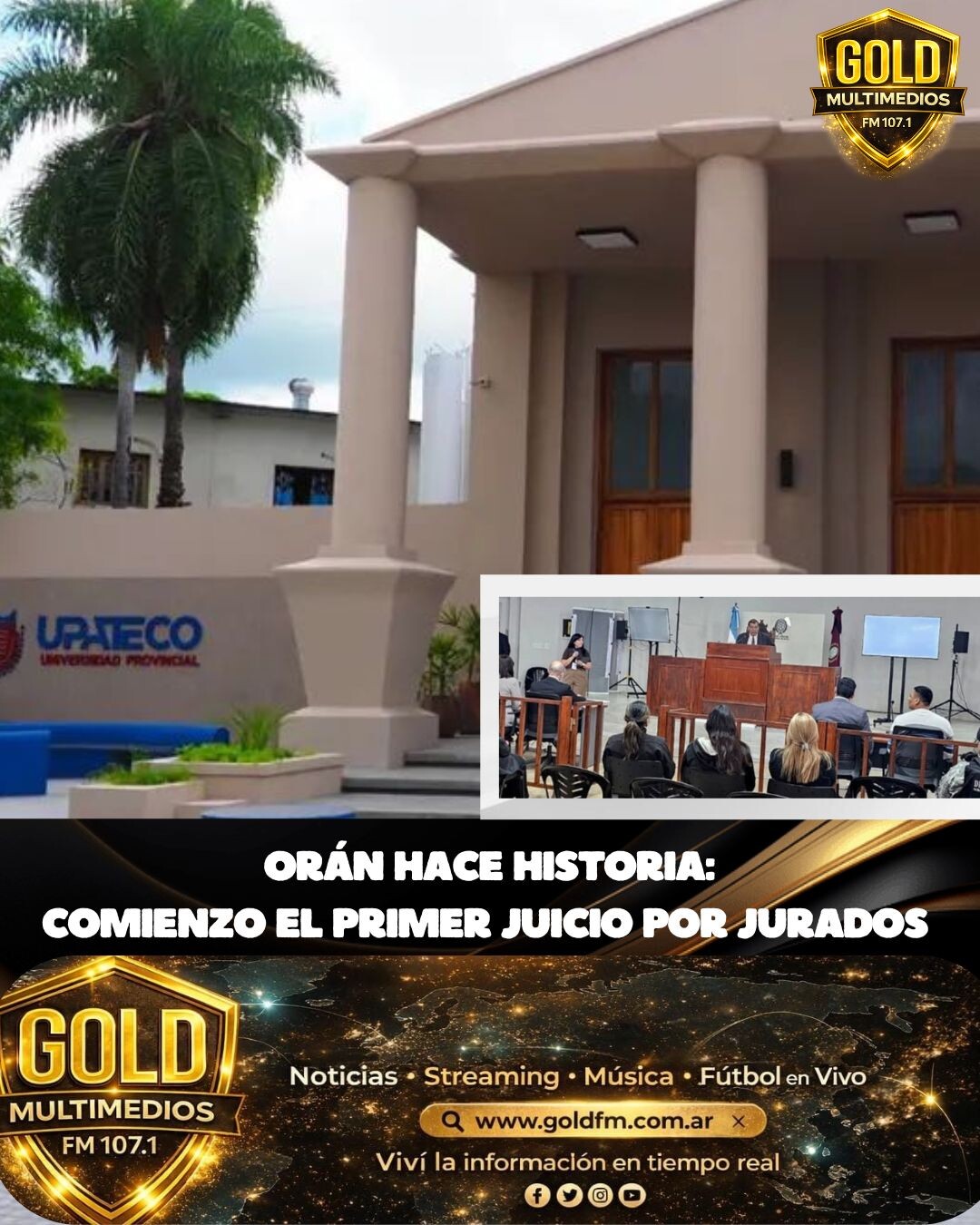ORÁN HACE HISTORIA: INICIÓ EL PRIMER JUICIO POR JURADOS EN EL NORTE PROVINCIAL