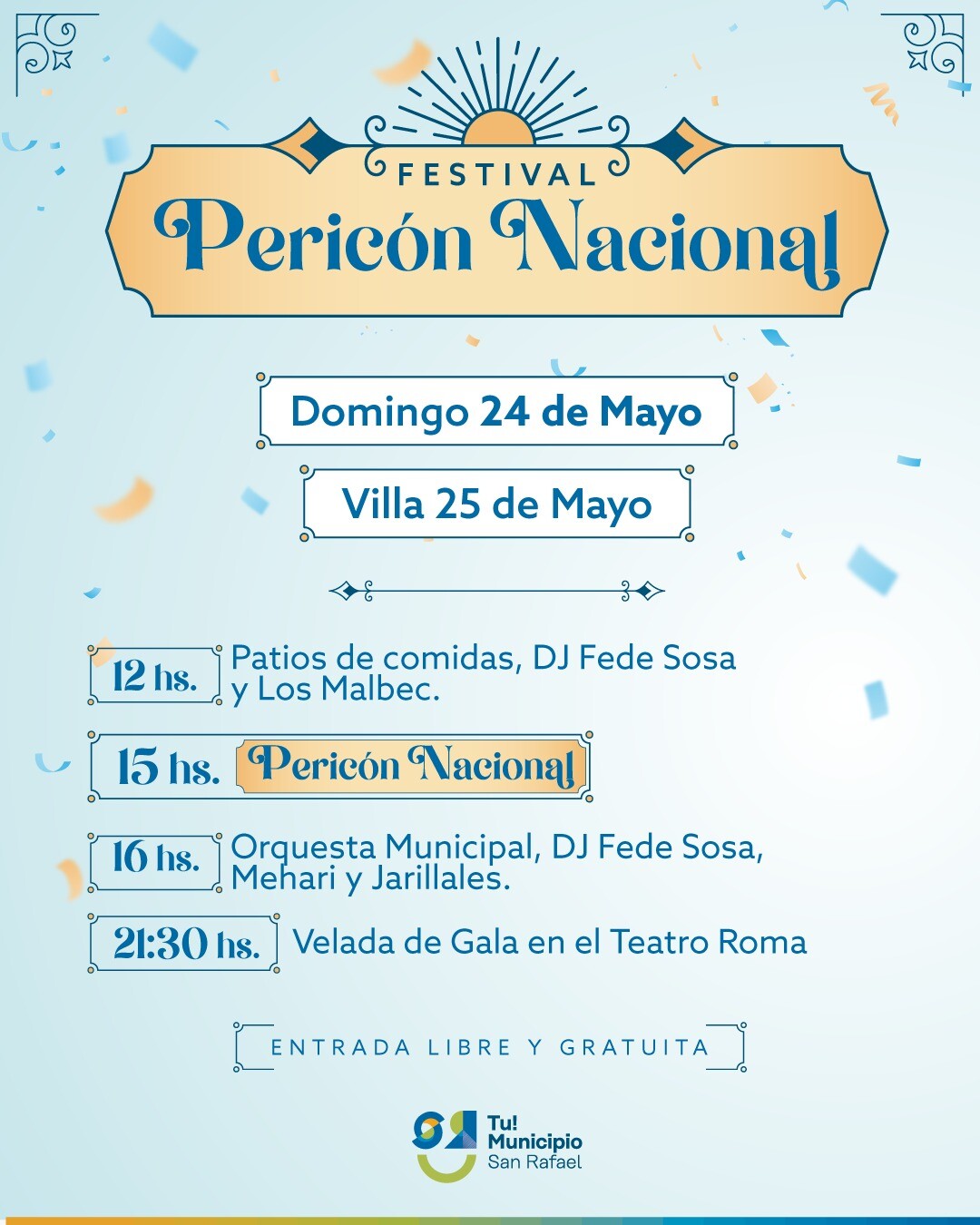 SAN RAFAEL | SE VIENE EL FESTIVAL DEL PERICÓN