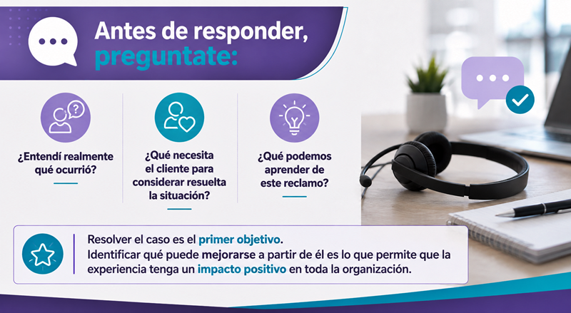 Cómo convertir un reclamo en una oportunidad