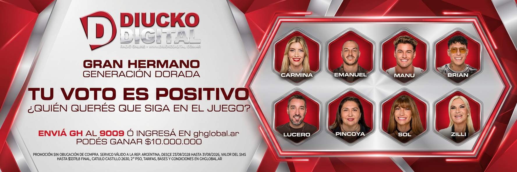 PRIMERA PLACA Y PRIMERA CARNICERÍA: CARMIÑA ARRASÓ CON 31 VOTOS Y LA CASA YA TIENE VILLANA