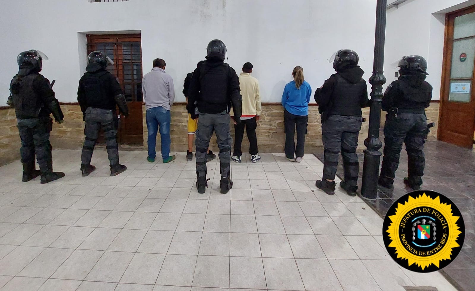 La Paz: un violento episodio con disparos y agresiones terminó con cinco detenidos