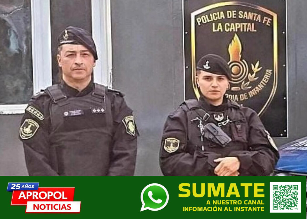 711709672_1408595911298499_4617499692099433302_n.jpg Alto Verde: policías salvaron la vida de un bebé de un mes mediante maniobras de reanimación