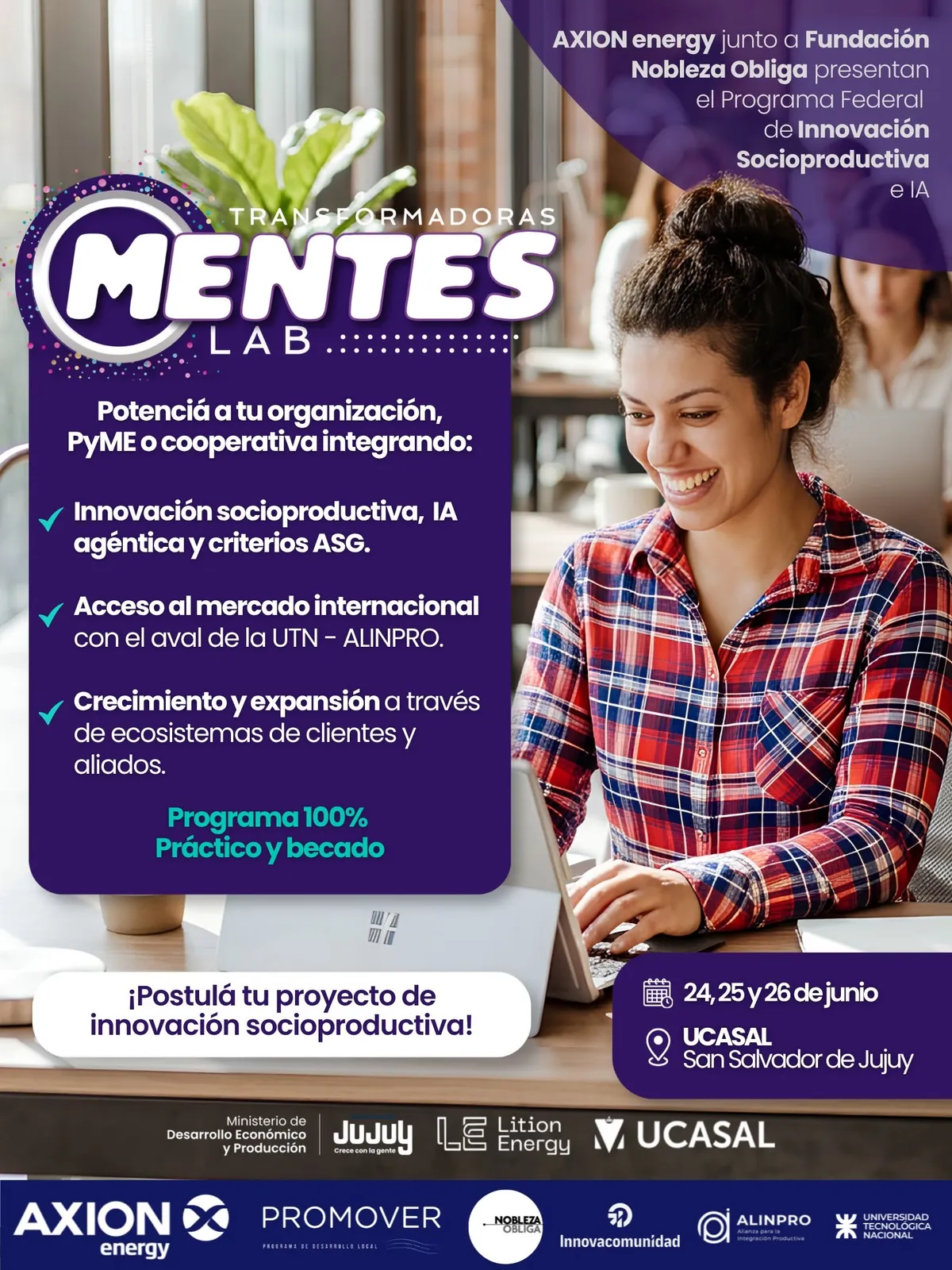 El Gobierno de Jujuy convoca a PyMEs y organizaciones a participar de «Mentes LAB – TechCamp Jujuy»