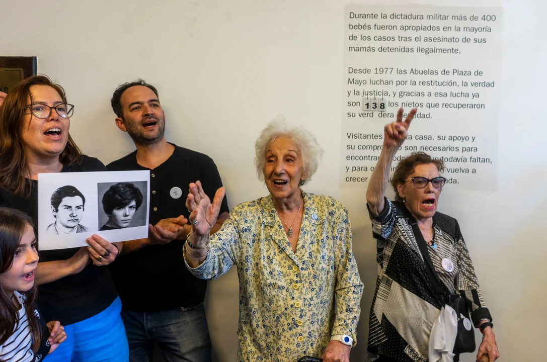 Estela de Carlotto: «Por ahora 138 es un número considerable, pero falta mucho todavía»