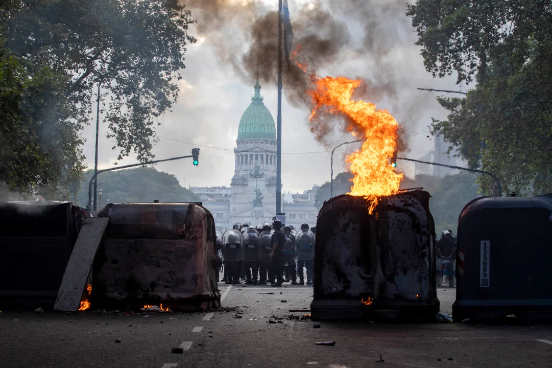 720 (29).webp Violencia fuera del Congreso: liberaron a 94 personas, pero quedaron imputadas