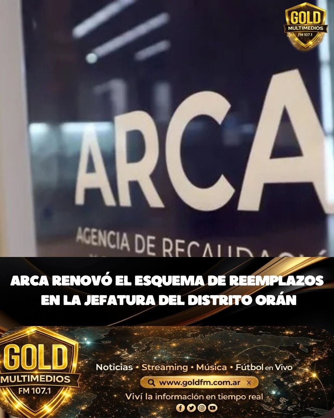ARCA RENOVÓ EL ESQUEMA DE REEMPLAZOS EN LA JEFATURA DEL DISTRITO ORÁN
