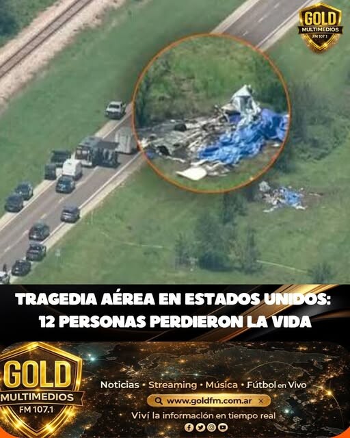 TRAGEDIA AÉREA EN ESTADOS UNIDOS: 12 PERSONAS PERDIERON LA VIDA
