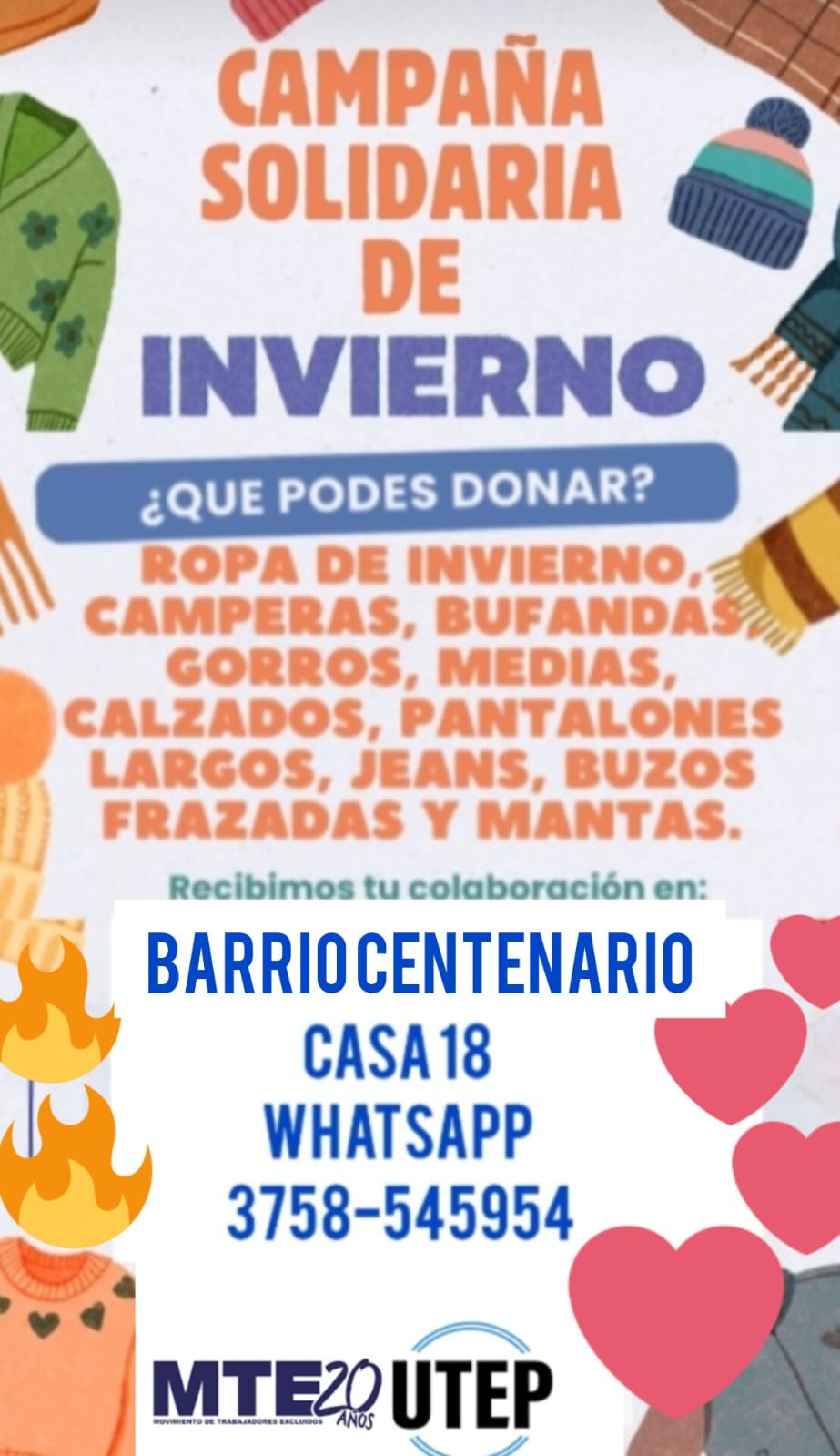 💙 ¡Ayudemos a los que más nos necesitan! 💙