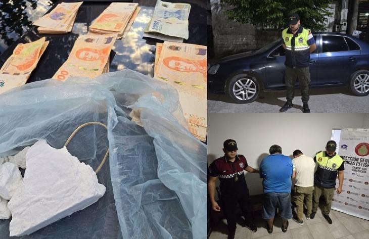 CAYERON «EL CHIVO» Y «EL GORDO»: Tenían medio kilo de cocaína