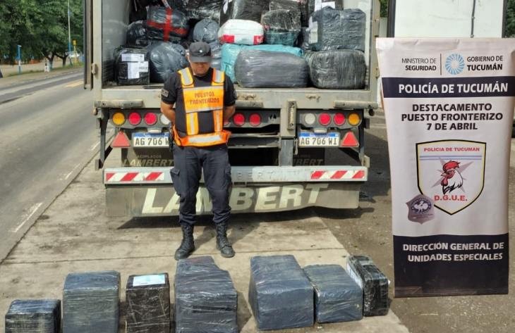 CONTROL FRONTERIZO: Secuestran 40 KG de hojas de coca