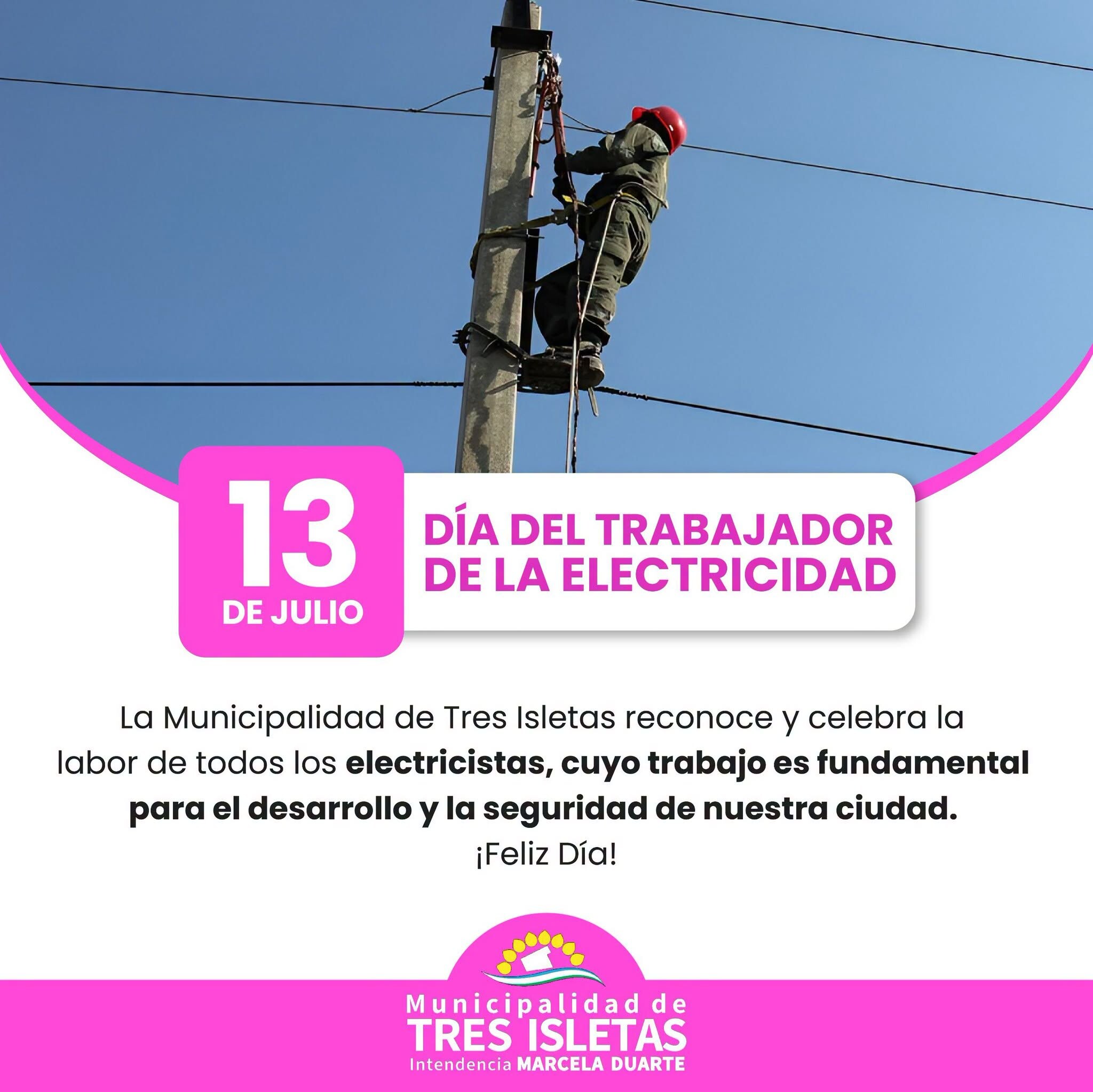 TRES ISLETAS: 13 DE JULIO | DÍA DEL ELECTRICISTA