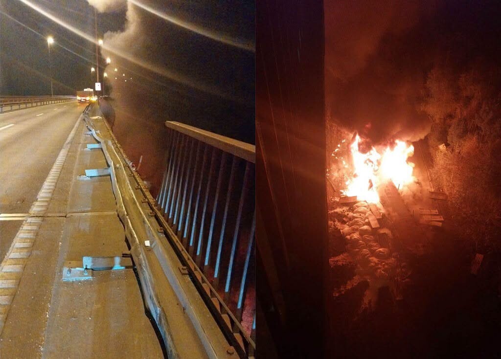 Tragedia en Zárate-Brazo Largo: cayó un camión al vacío y murió el chofer