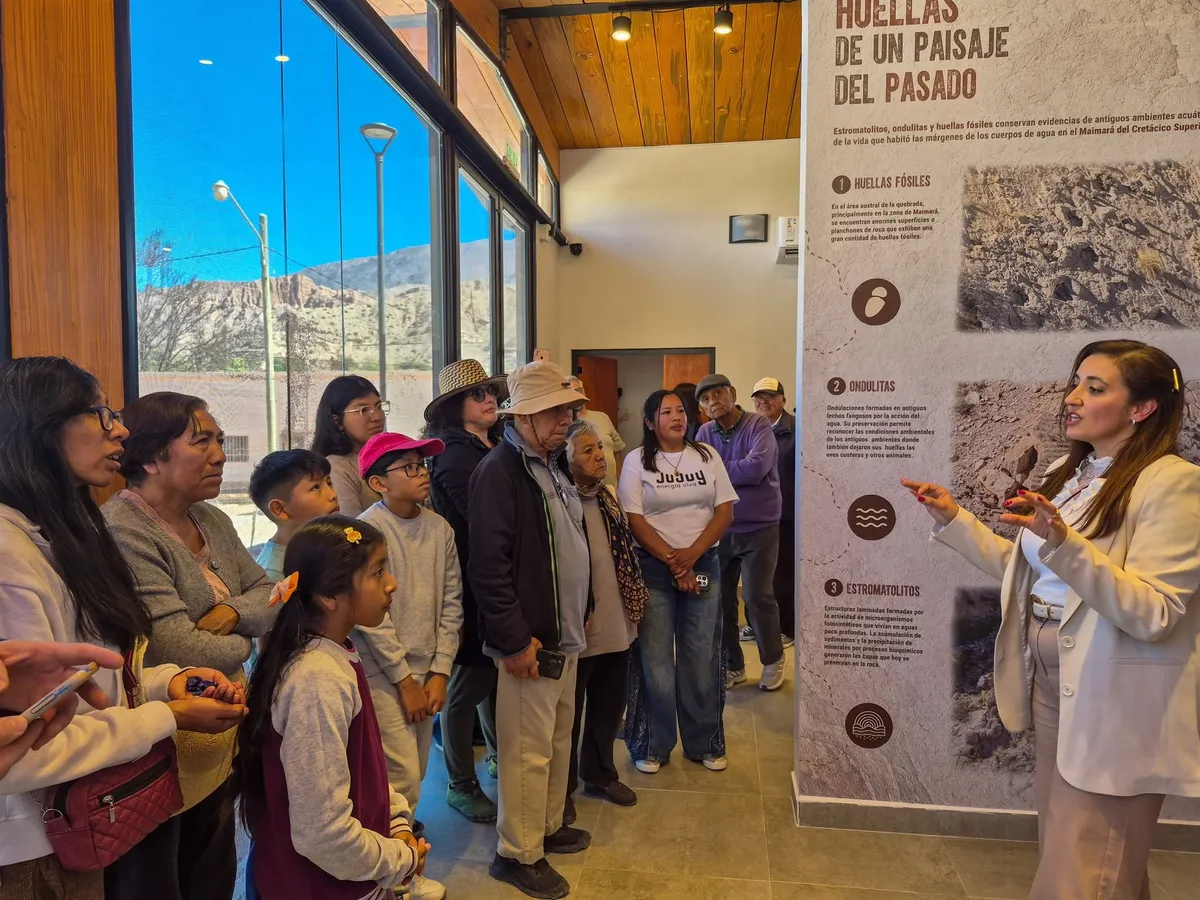 Jujuy inauguró el Centro de Interpretación Geológica y Paleontológica «Huellas de Maimará»