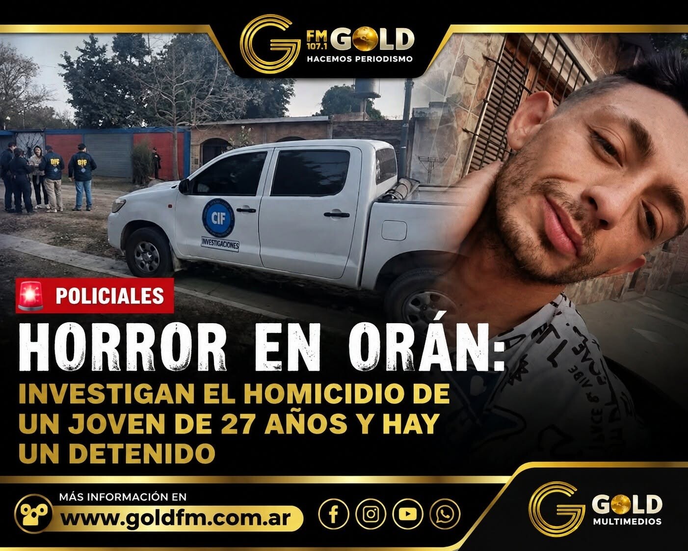 Horror en Orán: identificaron a la víctima y continúa la investigación por el homicidio