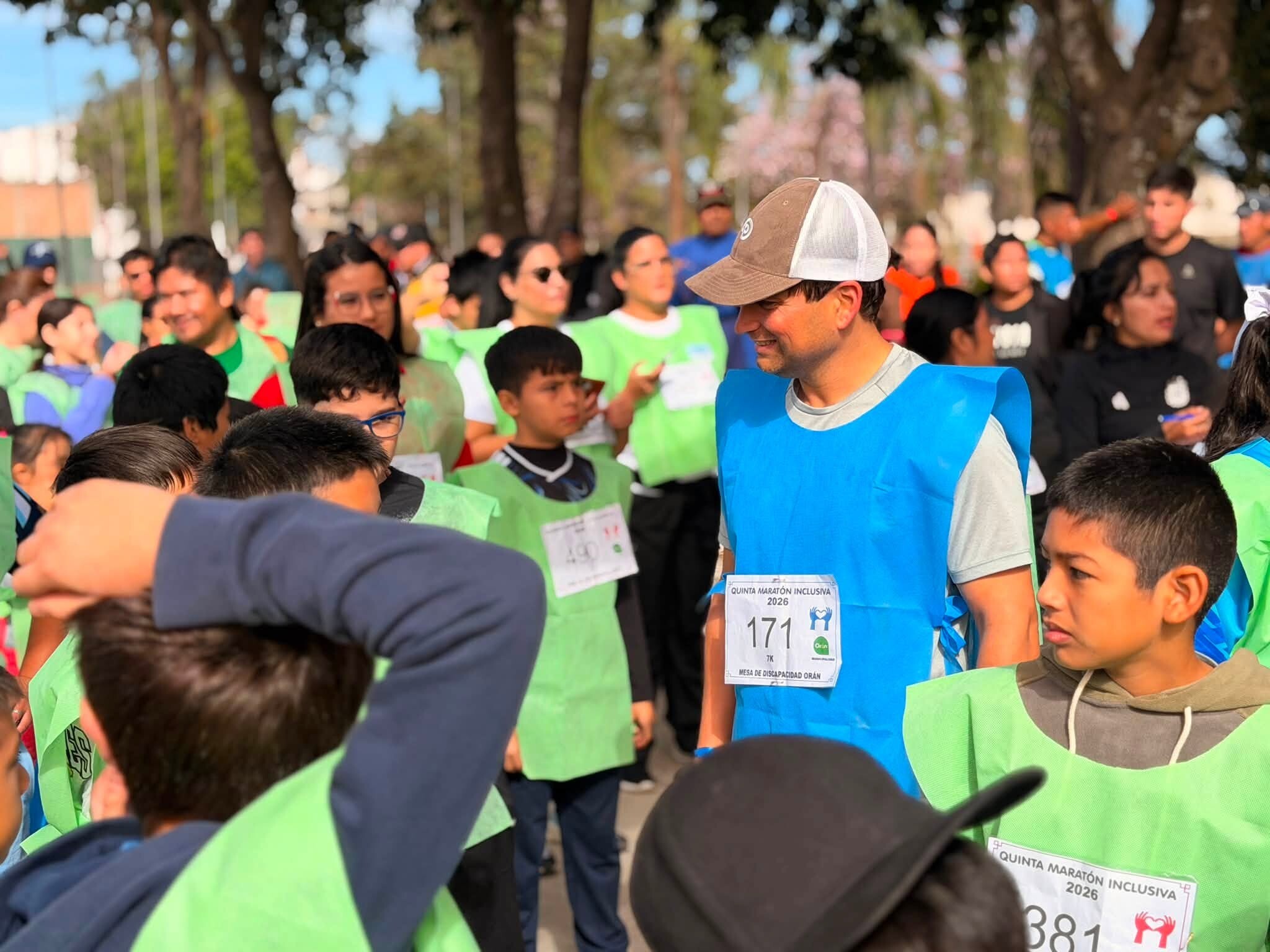 La comunidad acompañó la exitosa quinta edición de la maratón inclusiva en oran