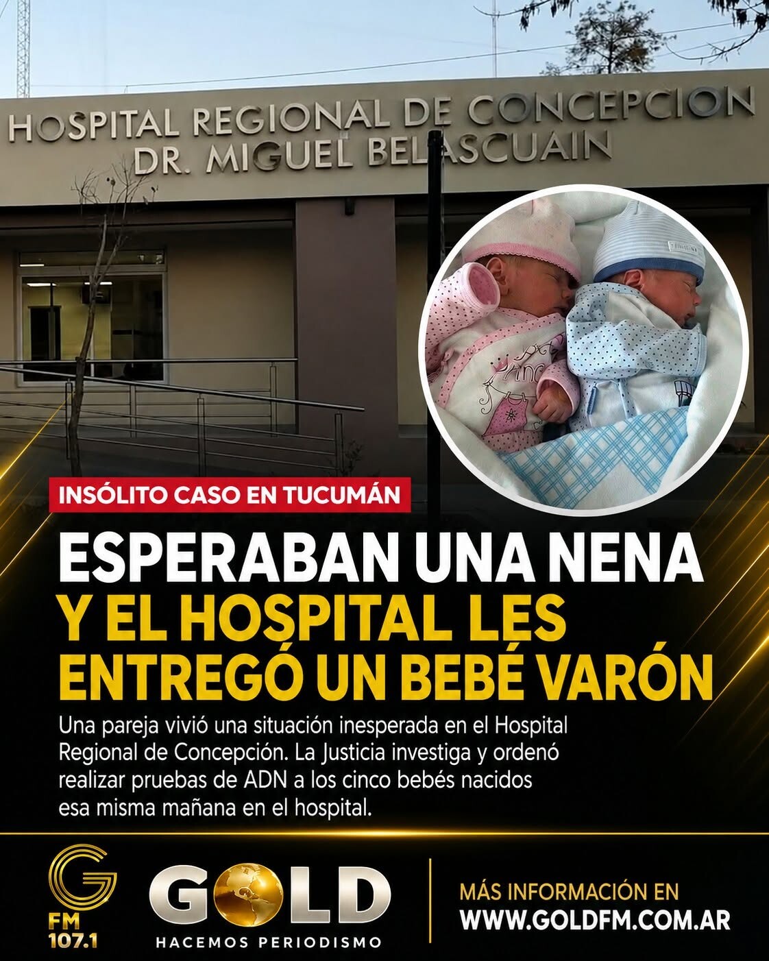 Insólito caso en Tucumán: esperaban una nena y ahora investigan qué ocurrió tras el nacimiento de un bebé varón
