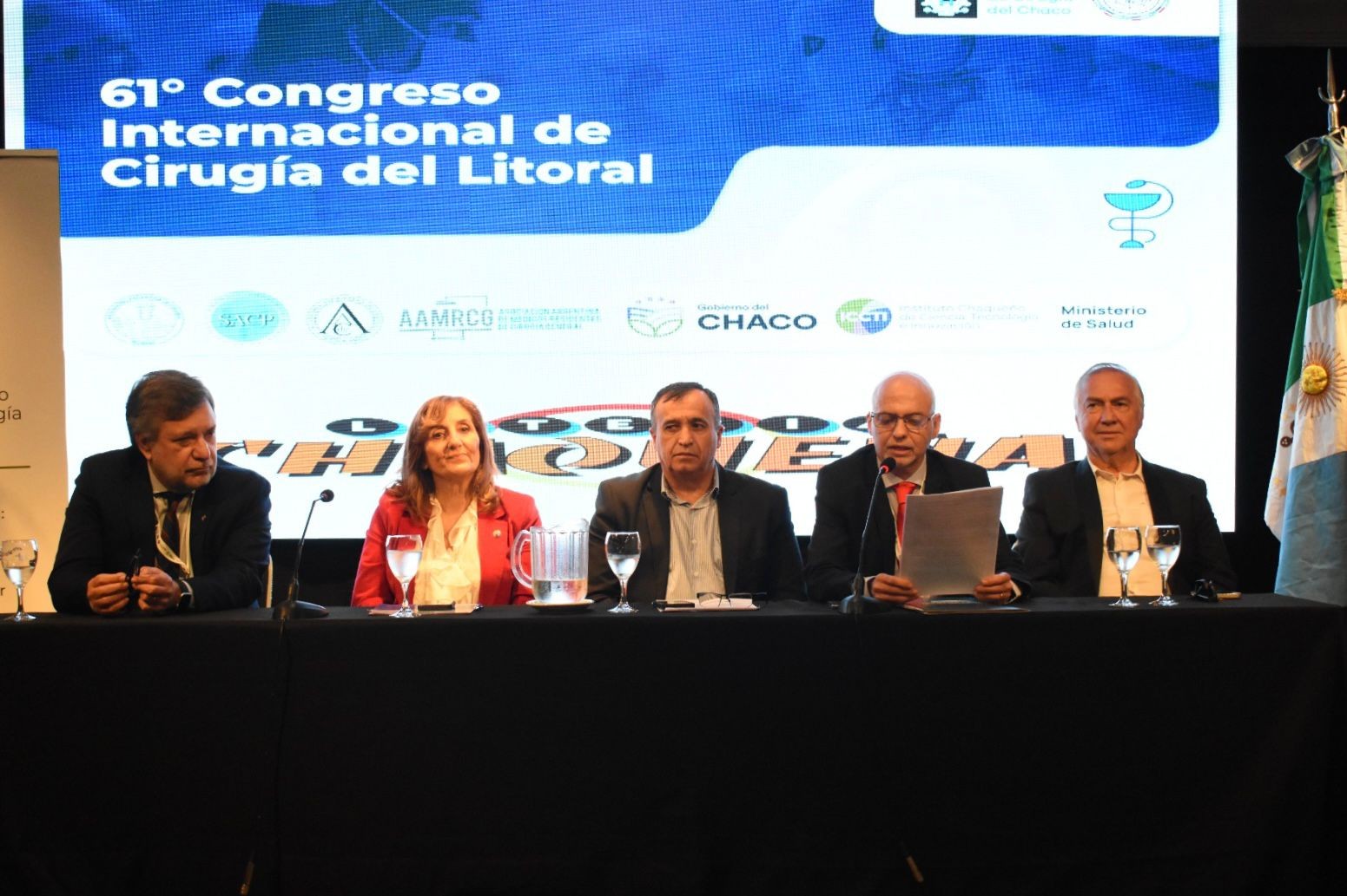 EXITOSA CONVOCATORIA EN EL 61° CONGRESO INTERNACIONAL DE CIRUGÍA DEL LITORAL QUE SE REALIZA EN RESISTENCIA
