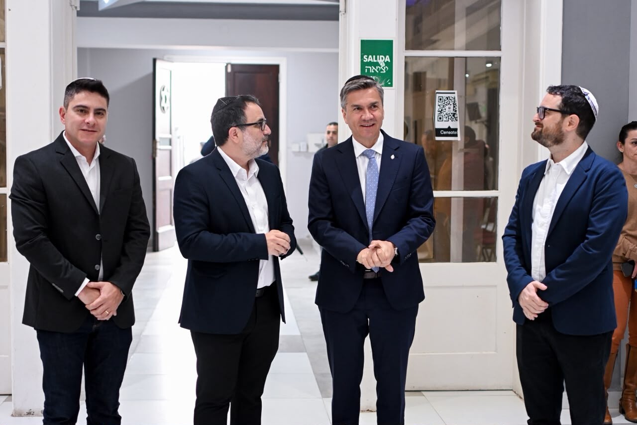 ROSH HASHANÁ: EL GOBERNADOR ZDERO ACOMPAÑÓ LA CELEBRACIÓN DEL AÑO NUEVO JUDÍO