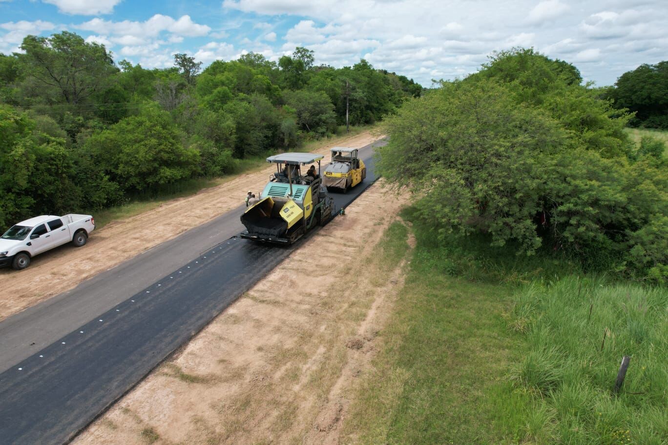 AVANZAN LAS OBRAS EN LA RUTA PROVINCIAL  N° 30 QUE UNIRÁ COLONIAS UNIDAS, CIERVO PETISO Y LAGUNA LIMPIA